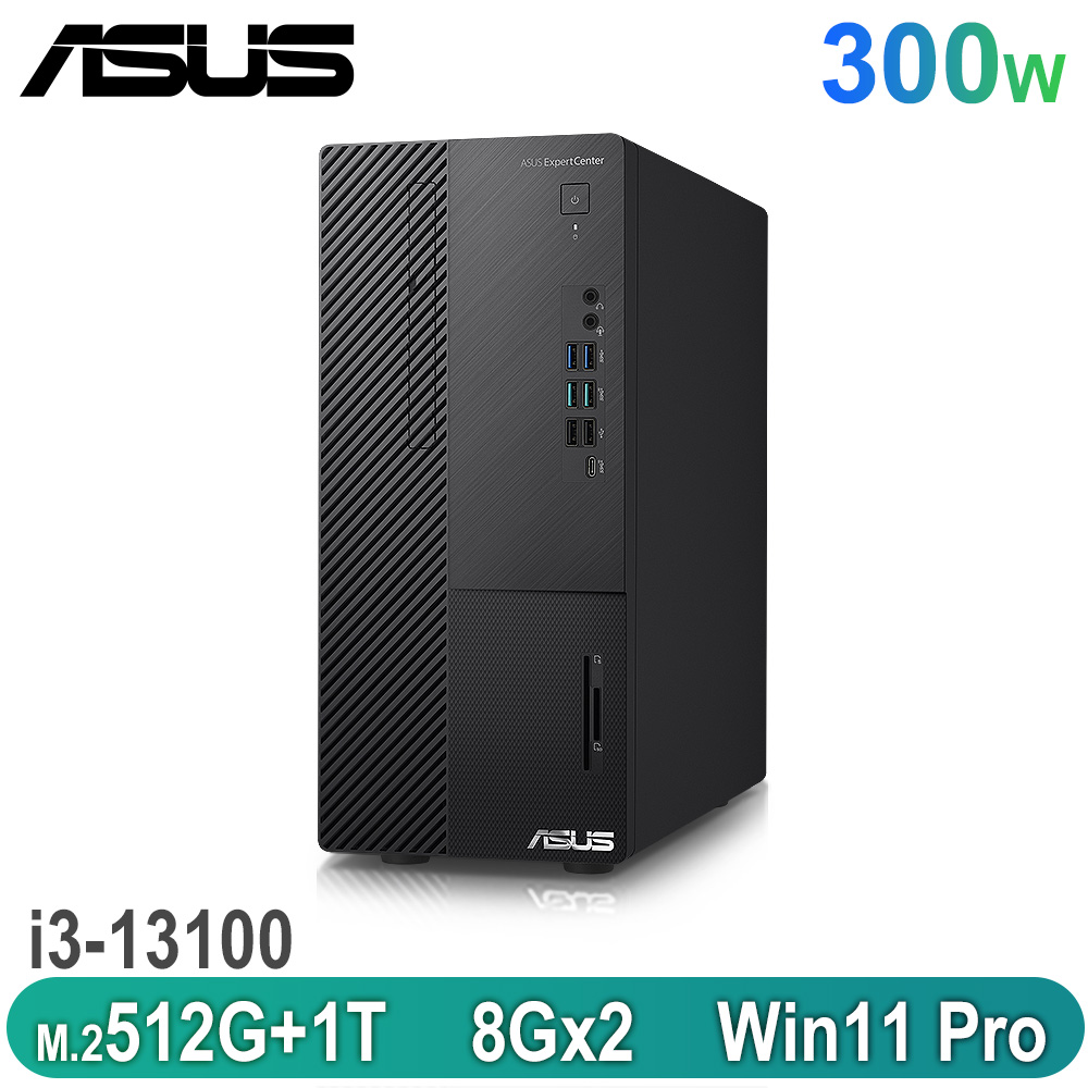 M700ME 商用電腦<br>(i3-13100/8G+金8G/M.2-512G+1TB/300W/W11P/M700ME-313100002Y.700)