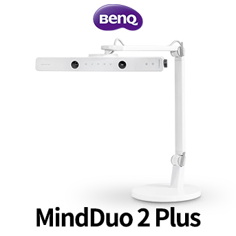 MindDuo 2 Plus 親子共讀護眼檯燈-貝殼白