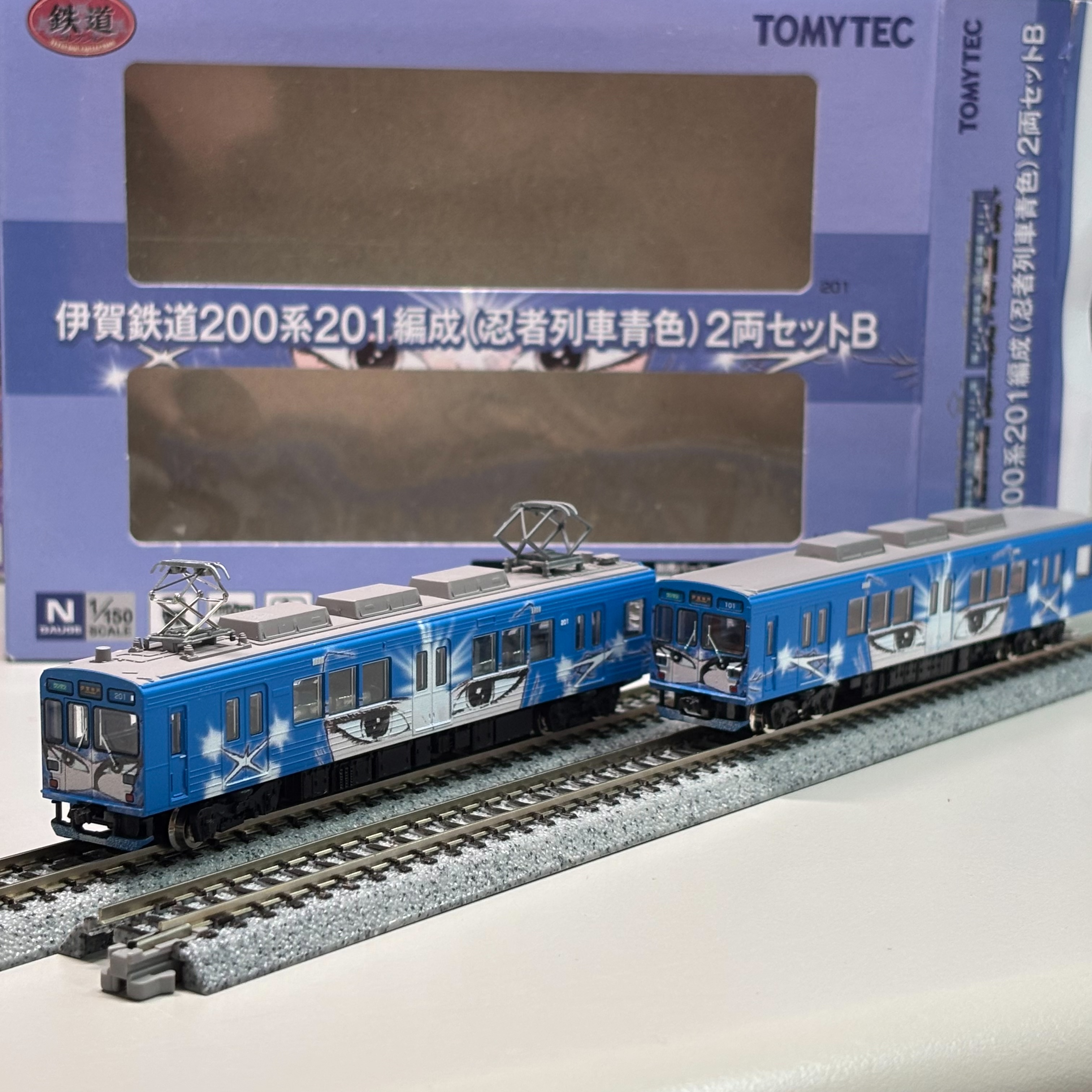 TOMYTEC 伊賀鐵道200、201號（忍者列車藍）2車組B